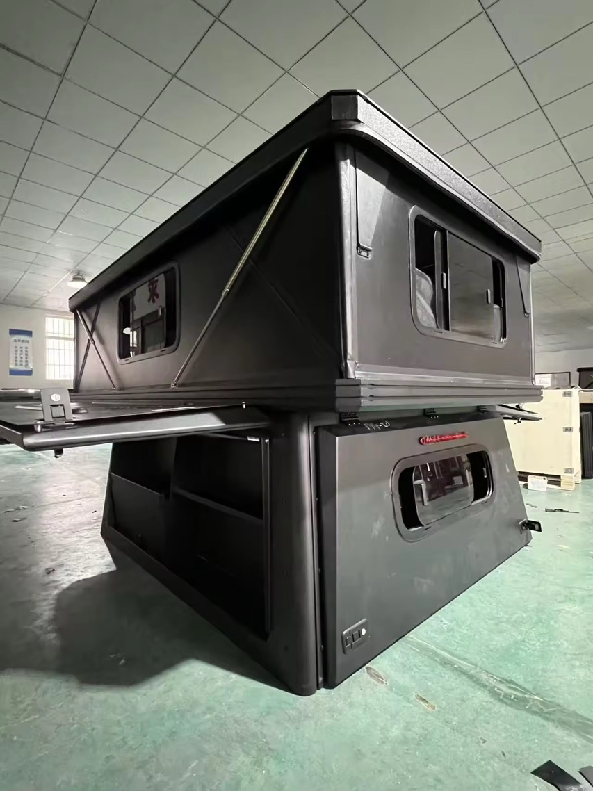 Moonshiner camper deployed open view