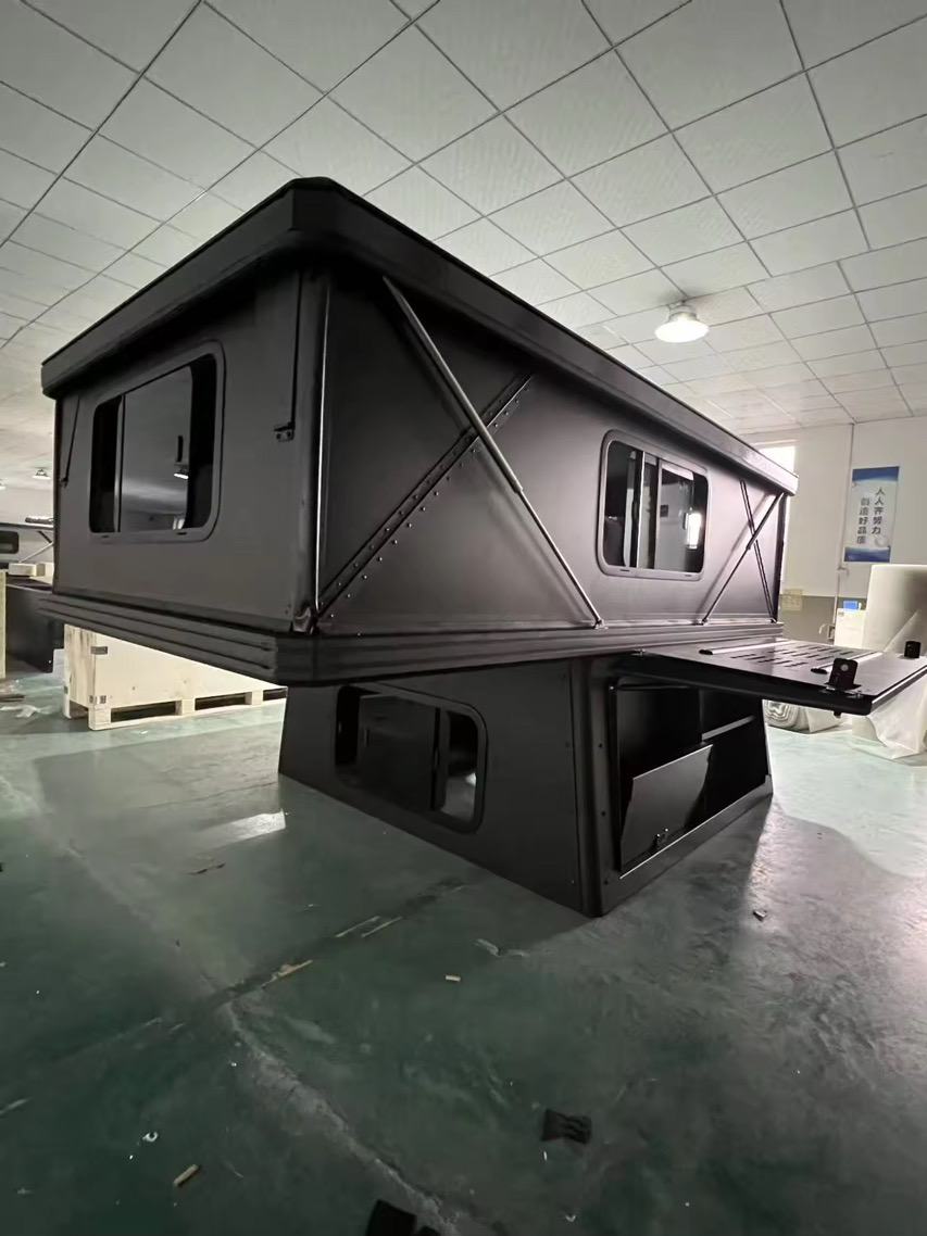 Moonshiner camper storage compartment